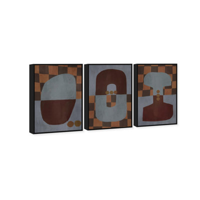 Checkered Dominos Set Set by Oliver Gal