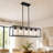 5 - Light Dimmable Kitchen Island Square / Rectangle Chandelier