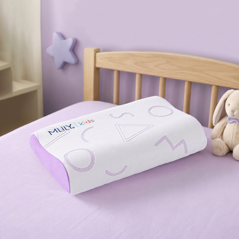 Oreiller réglable en mousse viscoélastique pour enfants, Purple