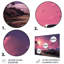 Rose Cadillac sur la plage au coucher du soleil II - voiture, art mural américain en métal-340652724