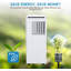 Energy Efficient 3-in-1 Portable Air Conditioner 7000 BTU – Cooling, 36L/Day Dehumidifier, 2-Speed Fan – Quiet Sleep Mode, 24H Timer, Digital Display, Remote, Window Kit – For Rooms up to 300 sq.ft