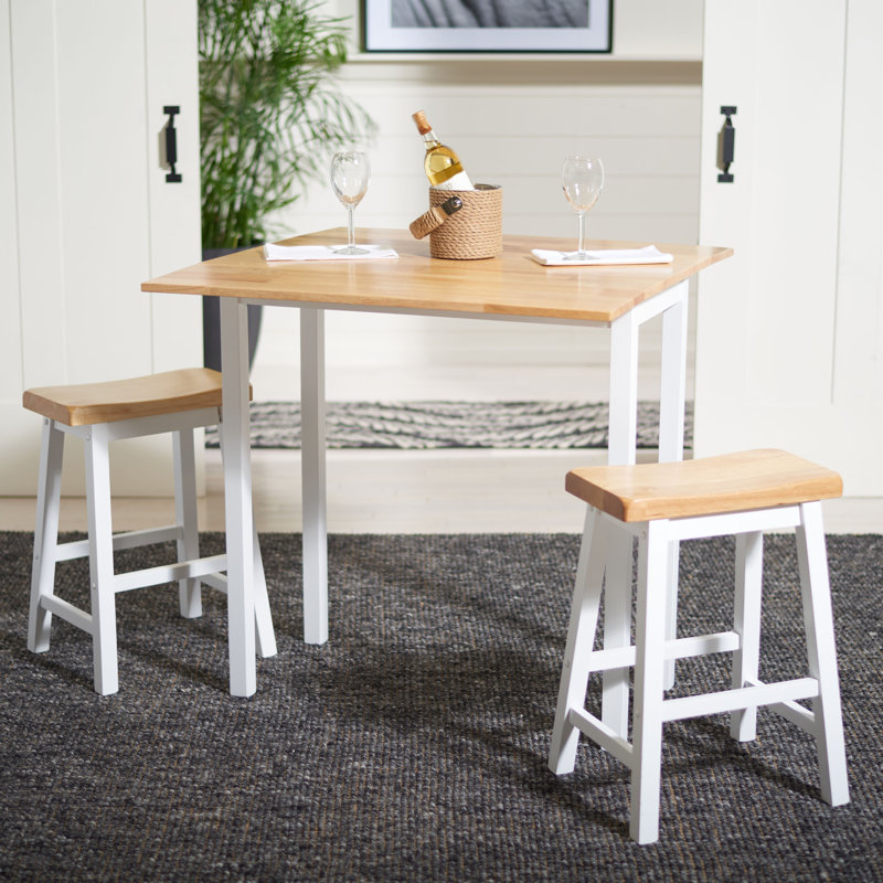 2 - Person Solid Wood Solid Wood Top Four Leg Dining Set