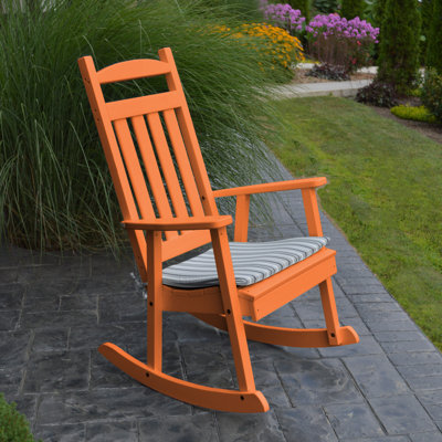 Chaise berçante de porche classique Aaliayh