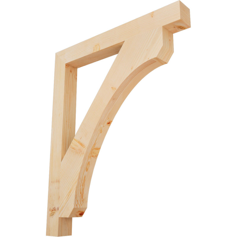 Support en bois rustique Legacy Block, Sapin de Douglas, Lisse, H 44 po x l 3,5 po x P 36 po