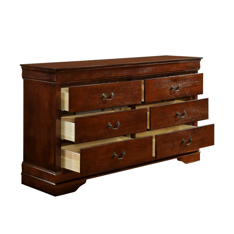 Commode horizontale, commode de conception traditionnelle pour chambre à coucher