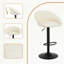 Swivel Upholstered Adjustable Height Bar Stool-366298666-458479947