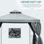 3m W x 3m D Metal Gazebo-86677974