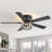 52'' Iris 5 - Blade Standard Ceiling Fan with Remote Control and Light Kit Included-1291206425