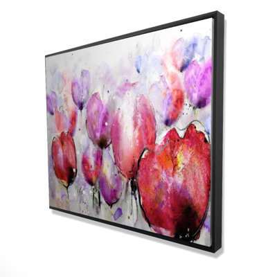 " Pink Tulips Field "