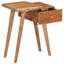 Tegan Bedside Table Solid Acacia Wood 45x32x55 cm