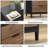Ladrick 19.69'' W Particle Board / Chipboard Nightstand-933988150