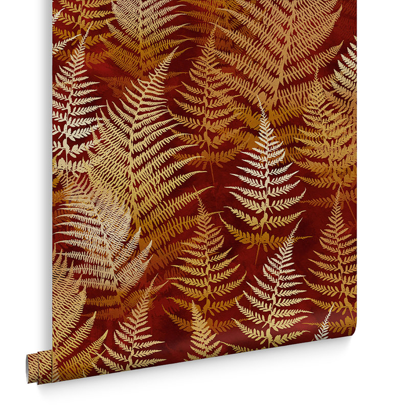 Rouleau de papier peint L 33 pi x l 21 po , rouille