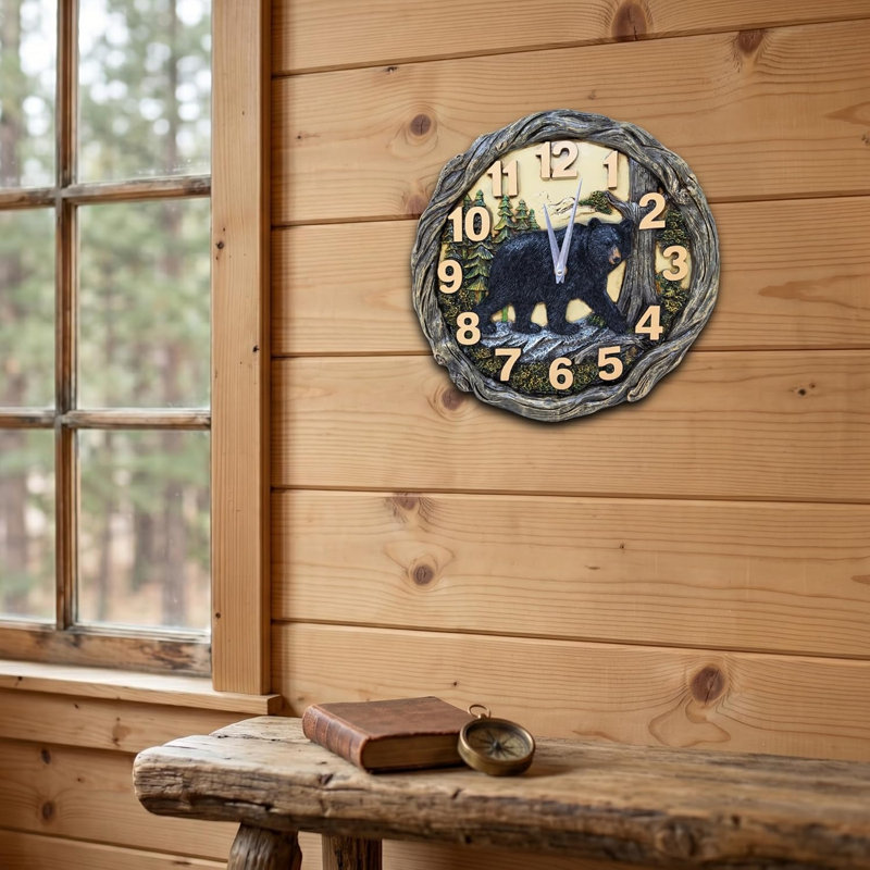 Horloge murale en résine