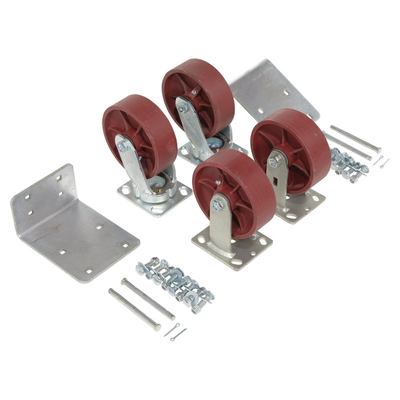 Ensemble de roulettes en acier Ductile