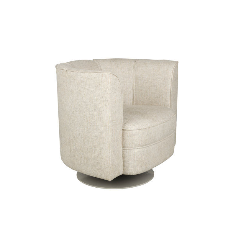 Fauteuil d'appoint Flower, Beige