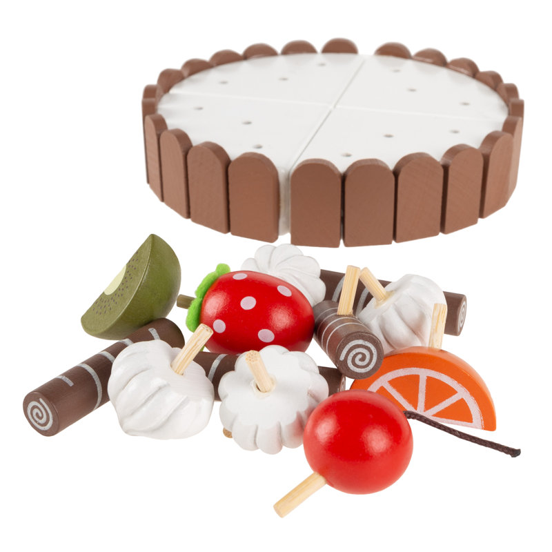Ensemble d’aliments magnétiques en bois pour enfants