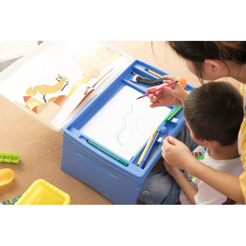 Bureau d'art pliable en plastique Bearcreek Kids