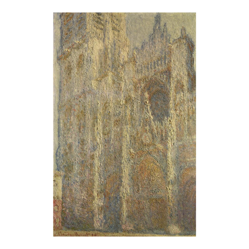 Rouen cathédrale de midi par Alfred Sisley - Estampe numérique, H 20 po x l 16 po