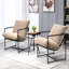 Fauteuil d'appoint élégant en velours moderne-1104480583