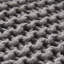 Tabouret de pieds en coton tricoté à la main gris doux - taille 16,94 pouces, bel aspect esthétique agréable