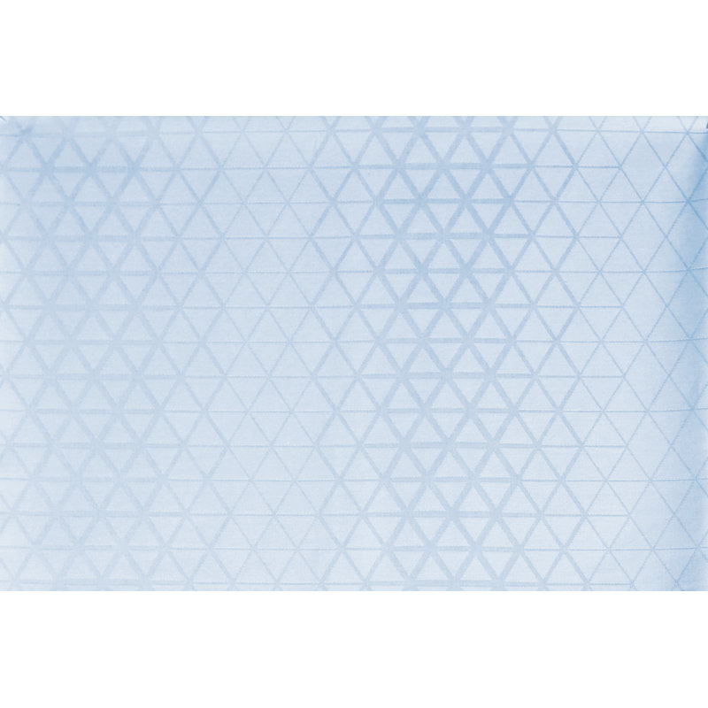 Cotton Damask Duvet Cover Set with Pillowcases, 240 x 220cm - 2 Pillowcases (80 x 80 cm), Azure Blue