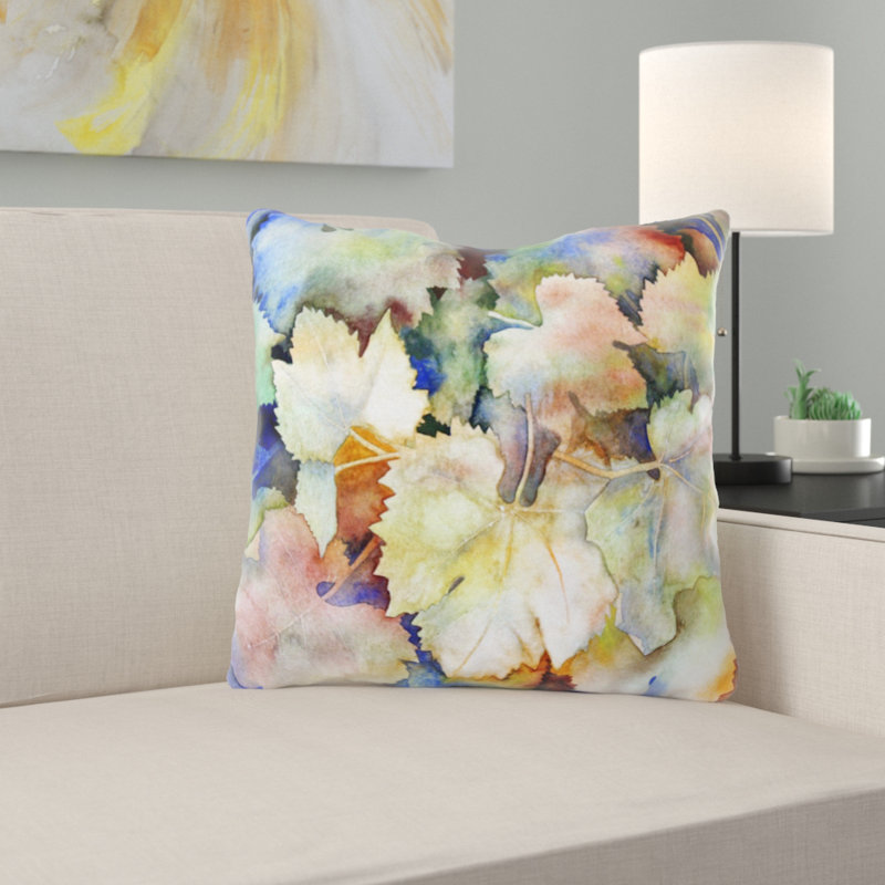 Reversible Throw Pillow, Microsuede, Indoor