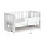Turin Cot Bed with Mattress-66582775
