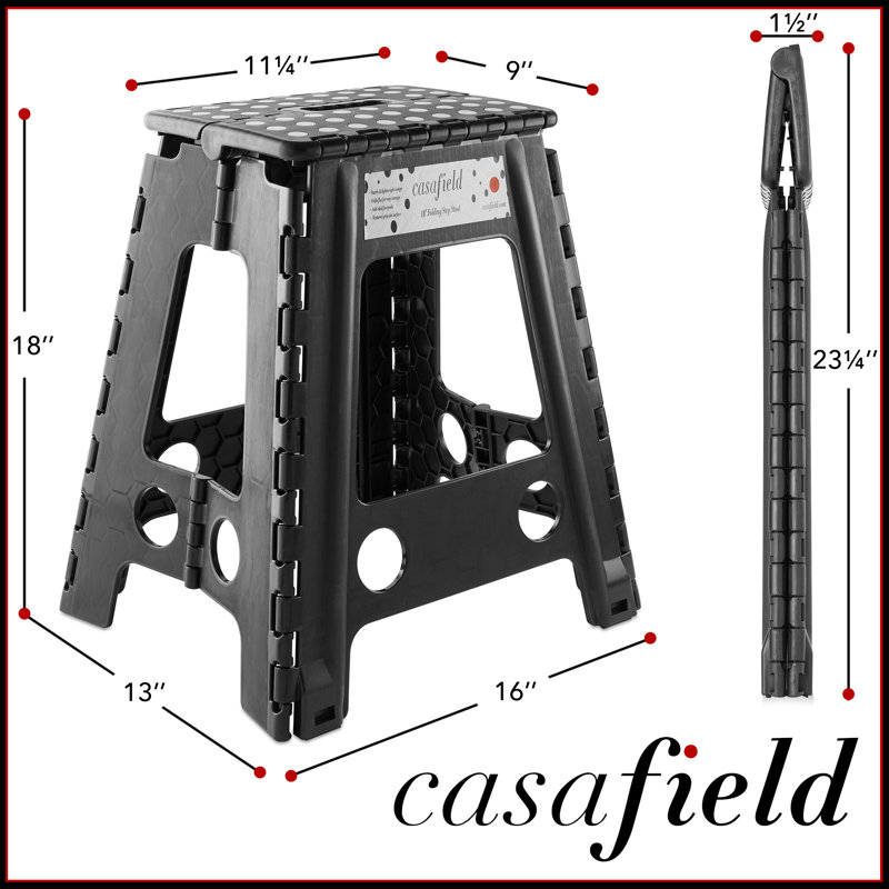 1 - Step Plastic Folding Step Stool