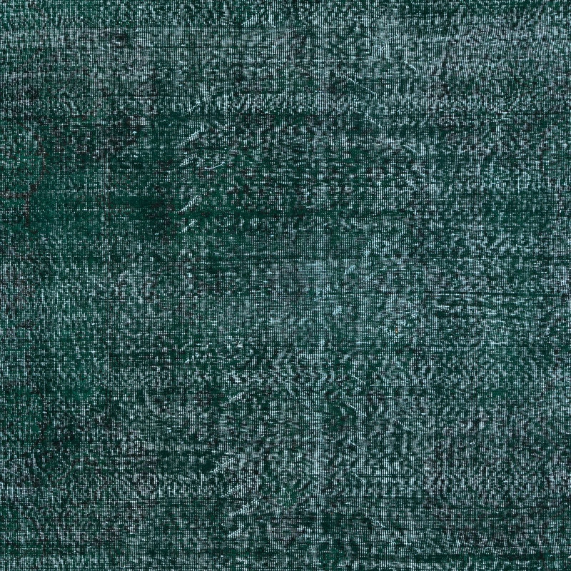 Tapis fait à la main 5 x 8,6 pi pour salle à manger, salon et chambre à coucher, tapis vert uni moderne