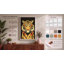 Bold Tiger Face Geometric - Print-136795768-136795769