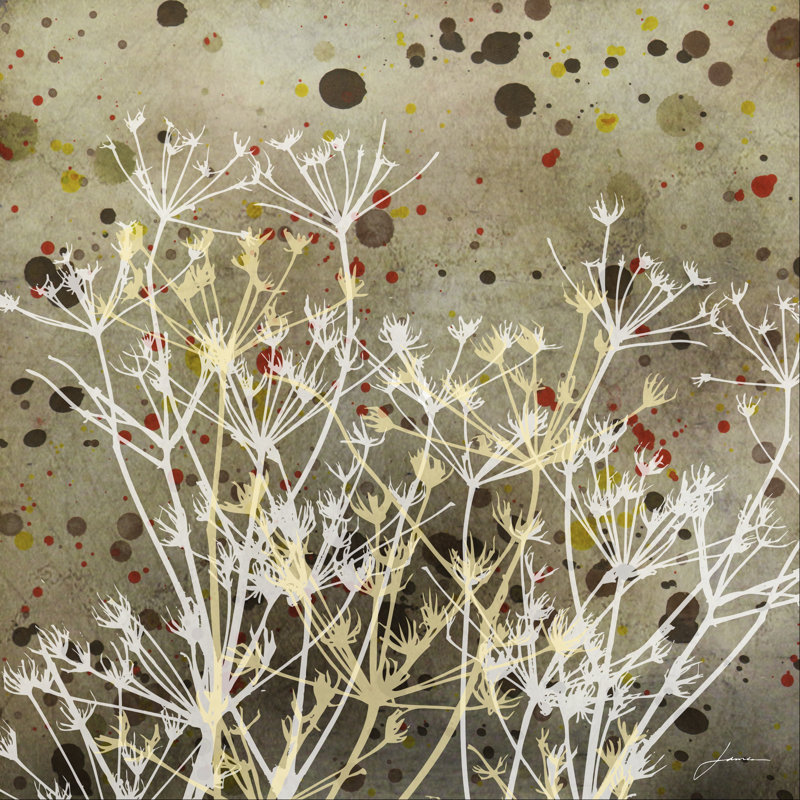 Weeds I by James Burghardt - Wrapped Canvas Painting, 91cm H x 91cm W x 3.8cm D