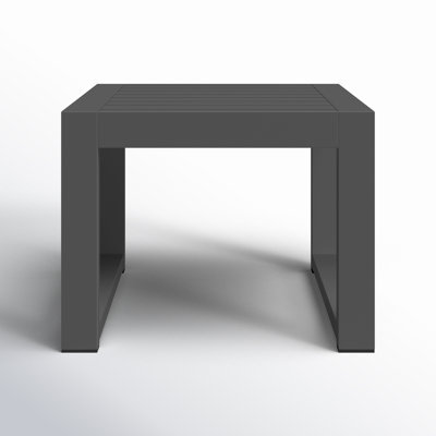 Hoyt 20.48” Outdoor Aluminum End Table