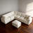 Shamill 7 - Piece L Shaped Chenille Modular Sofa Living room Corner Sofa Sectional Couch with Storage Ottoman-120747530