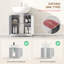 Armoire de salle de bain sous le lavabo avec 2 portes (sans lavabo)