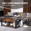 17 Stories Lift-Top Coffee Table: 106 cm Rectangular Table for Living Room, Brown