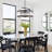 Tyesa 6 - Light Dimmable Drum Chandelier