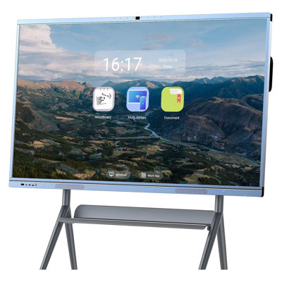 JYXCN Tableau blanc interactif tactile 4K 65 "sans fil Windows et Android pour réunions professionnelles (avec fixation murale incluse)