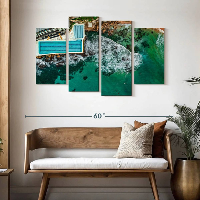 Gillard au-dessus de Bondi Icebergs Club, H 32 po x l 52 po