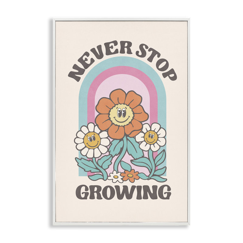 «Retro Never Stop Growing», estampe numérique par Nataly White, H 30 po x l 20 po