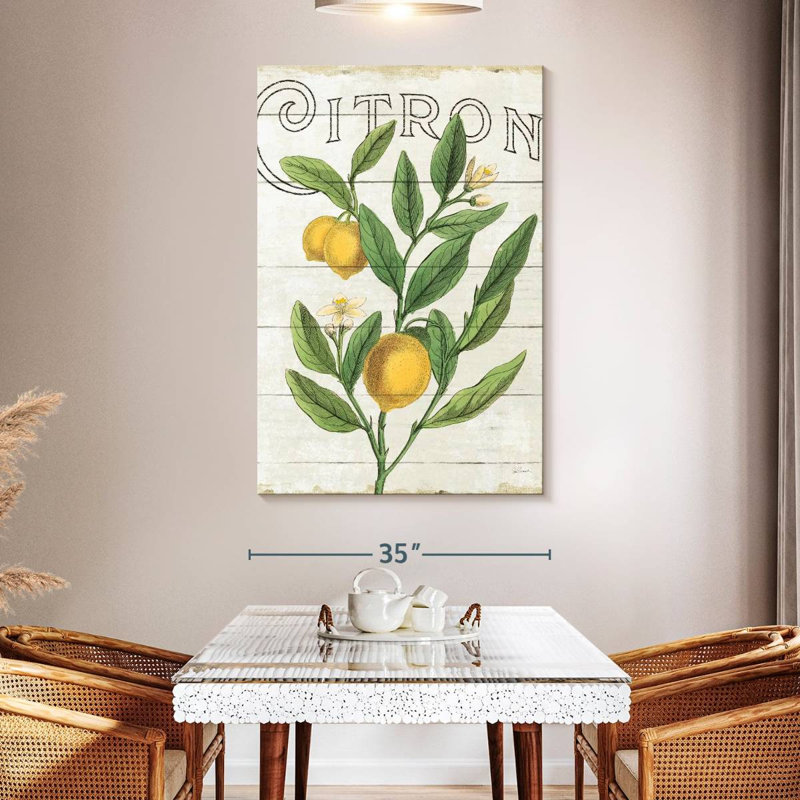 Yarlin Classic Citrus I Shiplap, H 51 po x l 34 po