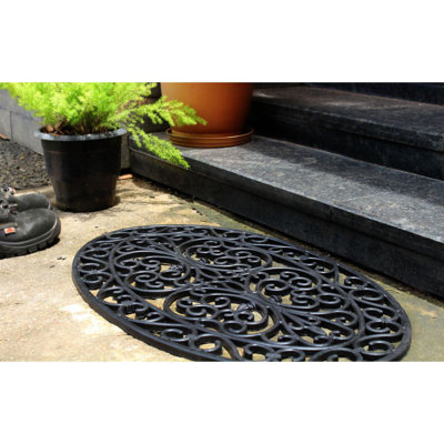 Shorewood Non-Slip Trellis Doormat