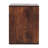 18" Brown Solid Wood End Table With Drawer And Shelf