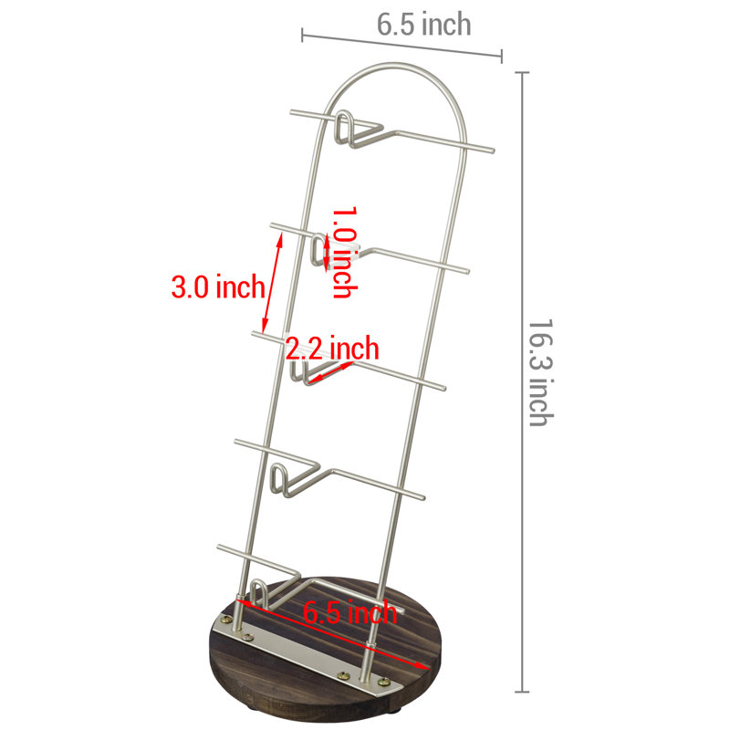 Metal 5 Compartment Makeup Organiser