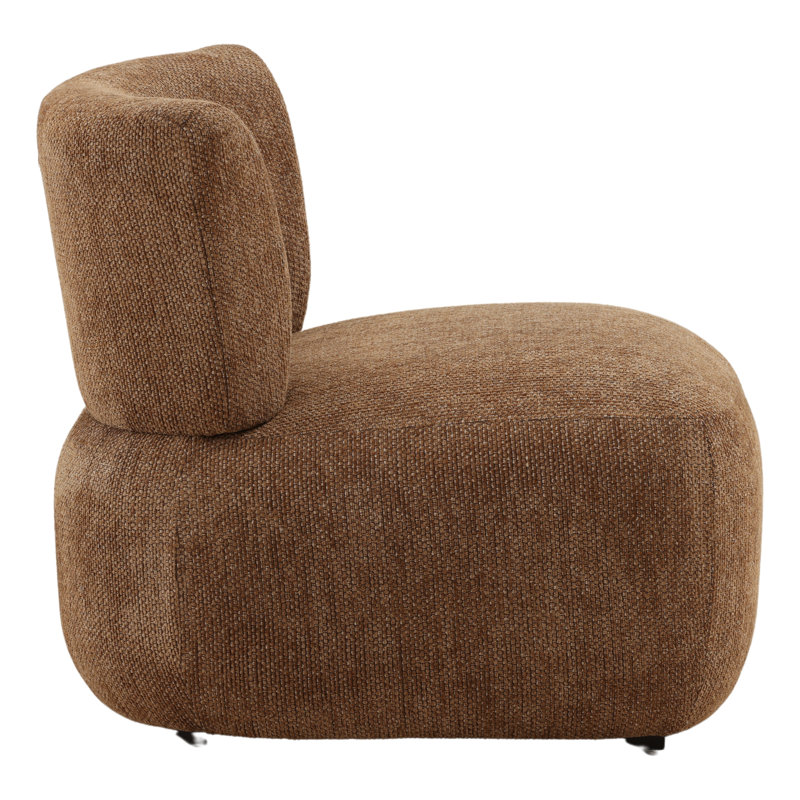 Bridger Occasional Chair Brown, Brown Fabric