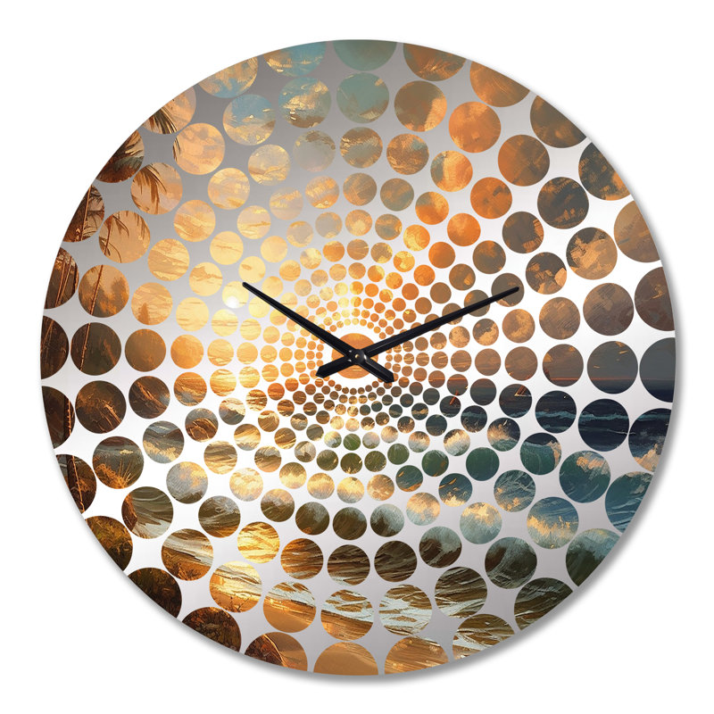 Tharte - Horloge murale plage côtière, Grand