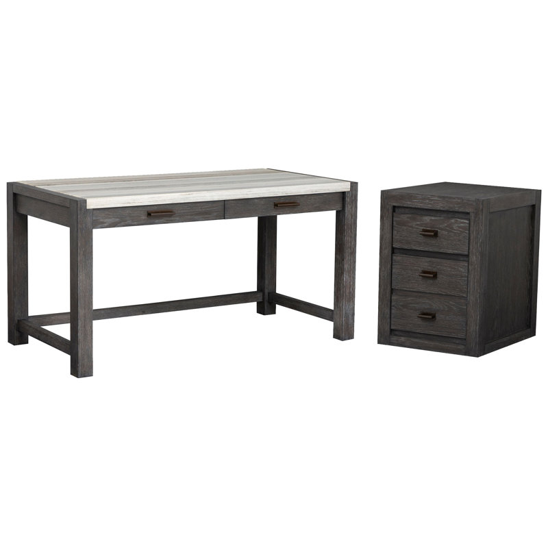 Bureau d'écriture avec classeur mobile