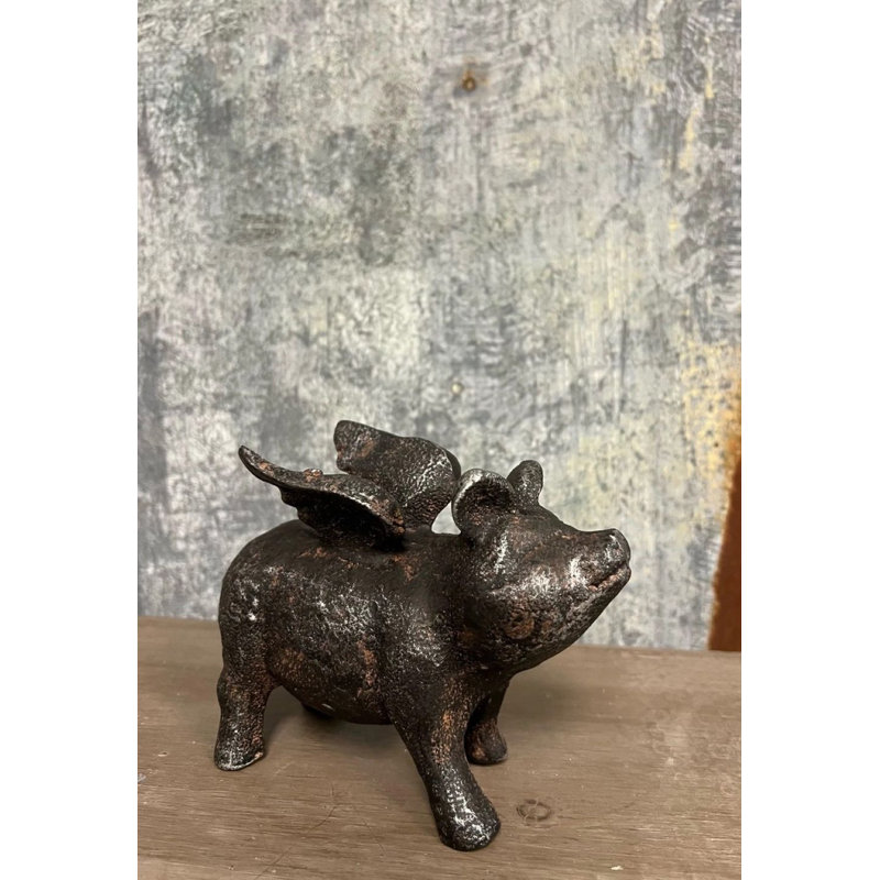Cast Iron Flying Pig