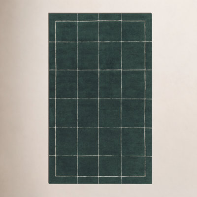 Mallory Green Hand Tufted Area Rug