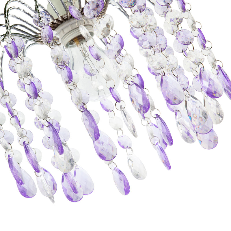 26 cm H Novelty Pendant Shade ( No Direct Attachment Method ) in Purple