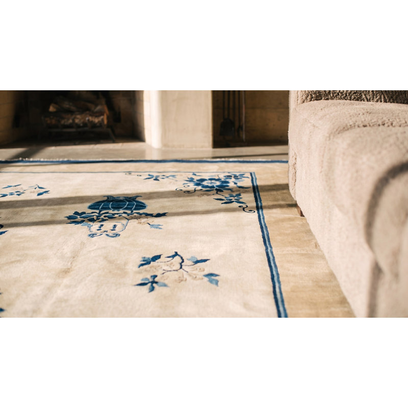 Tapis chinois antique des années 1890